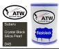 Preview: Subaru, Crystal Black Silica Pearl, D4S: 500ml Lackdose, von ATW Autoteile West.